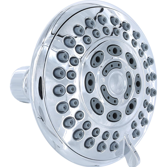 Energy-Saving Swivel Showerhead - Smooth rotation for comprehensive coverage