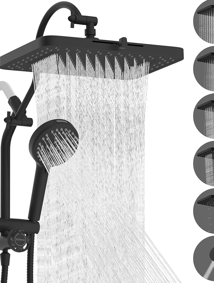 Multi-functional Rain Shower System - Diversion design to meet different needs